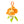 Load image into Gallery viewer, Pokemon Flabébé Plush Mascot Orange Flower
