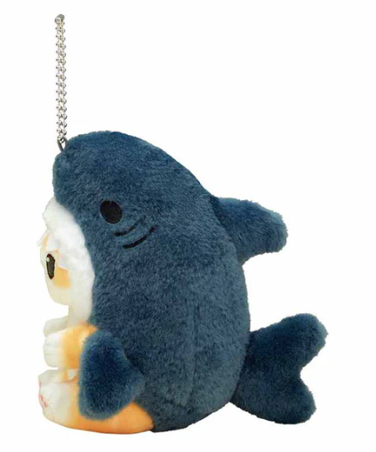 mofusand Plump Shark Meow Mascot Keychain