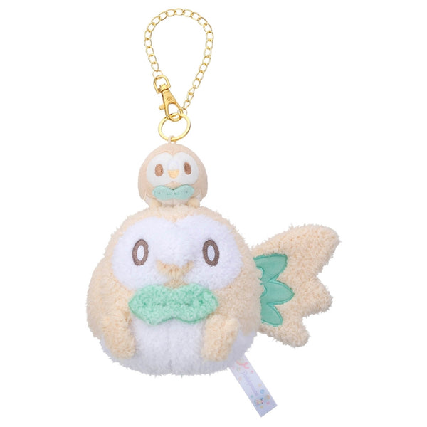 Pokemon PokePeace Rowlet Plush Mascot Keychain