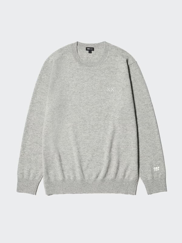 Uniqlo KAWS Winter Premium Cashmere Crewneck Sweater