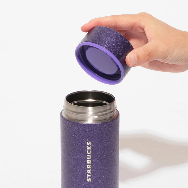 Starbucks Halloween 2025 Purple Glitter Stainless Steel Tumbler