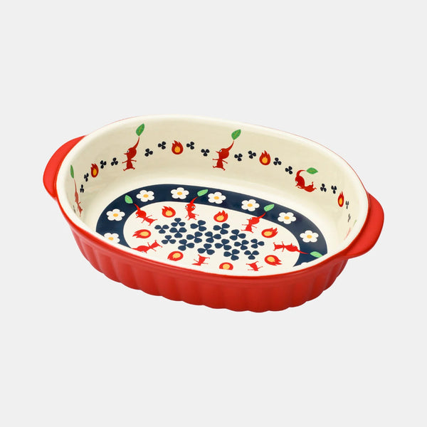 Pikmin Fire-Resistant Gratin Red Pikmin Ceramic Baking Dish