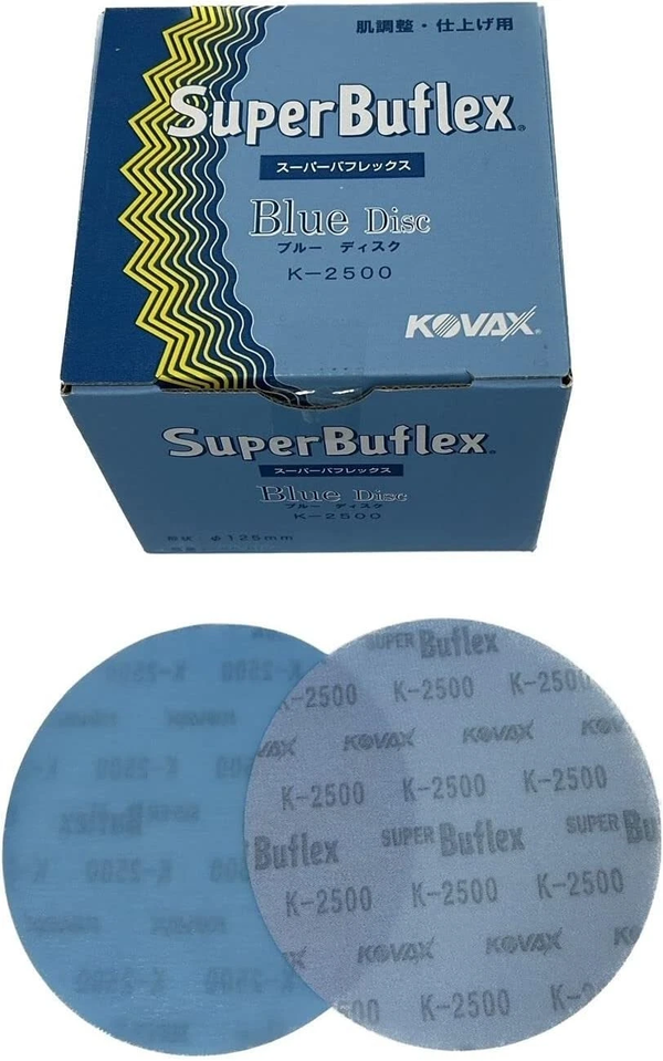Kovacs Super Bufflex φ125mm Sanding Disc – P2000/P2500/P3000 Grit