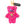Load image into Gallery viewer, USJ Hamikuma Pink Mascot Keychain with Strap
