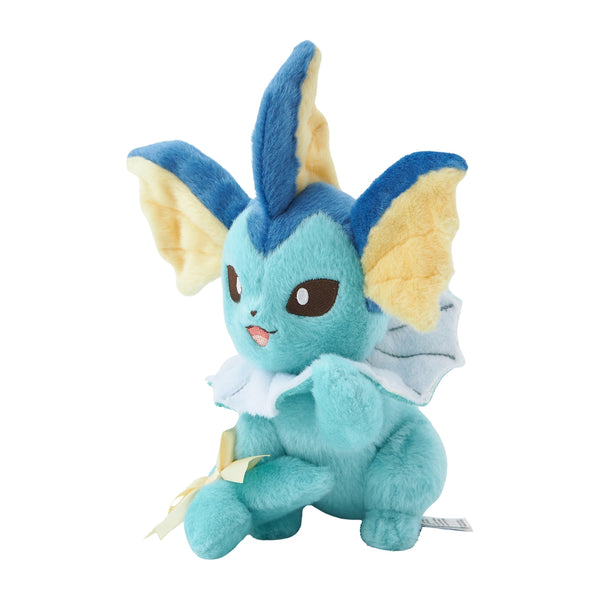 Eevee Collection Vaporeon Plush – Cute Ribbon Style Soft Toy Pokemon Center Exclusive