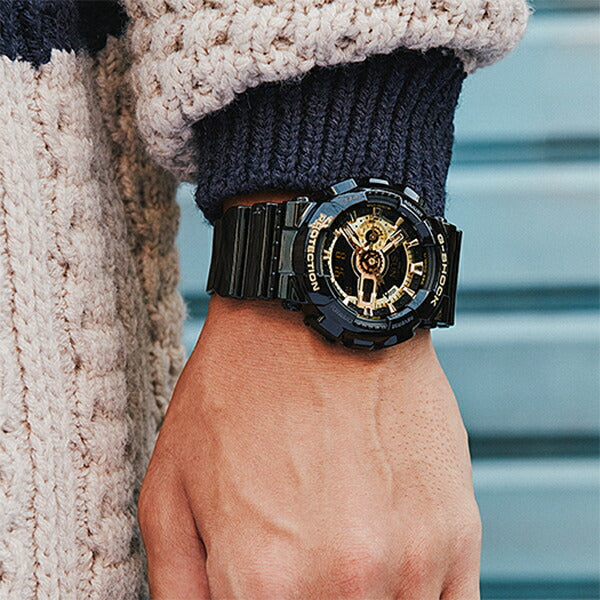 Casio G-SHOCK GA-110GB-1AJF Black × Gold Series Watch