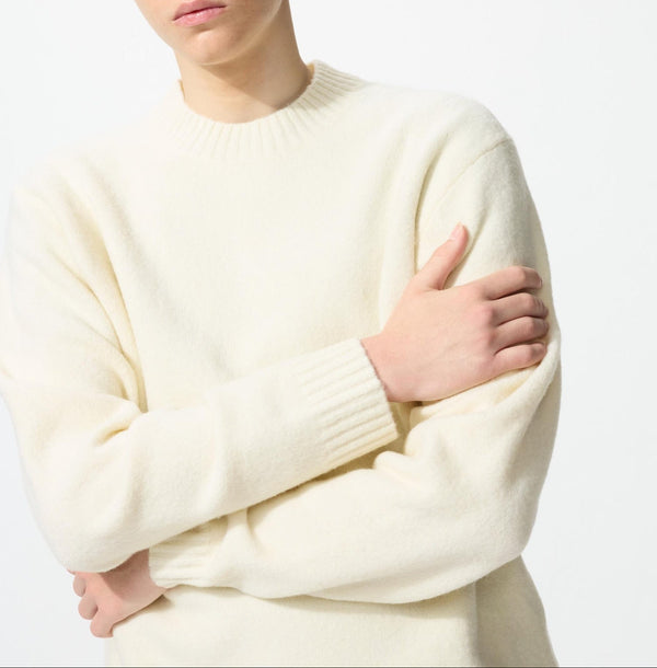 Soufflé Yarn Crew Neck Sweater