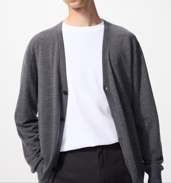 Uniqlo Merino V-Neck Cardigan