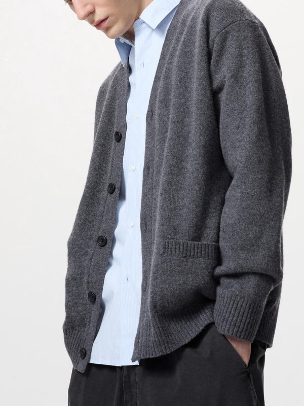 Uniqlo Lambswool V-Neck Cardigan