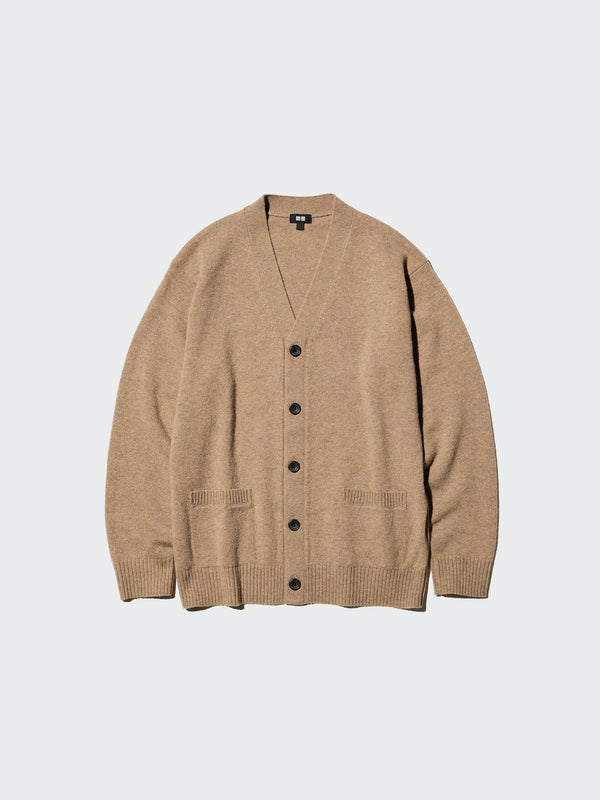 Uniqlo 100% Wool V-Neck Cardigan