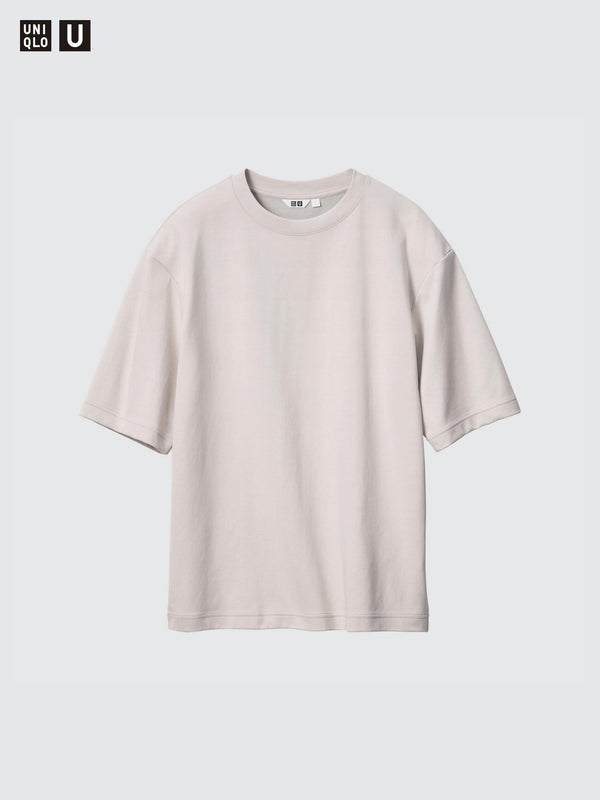 Uniqlo AIRism Cotton Oversized T-Shirt Half Sleeve