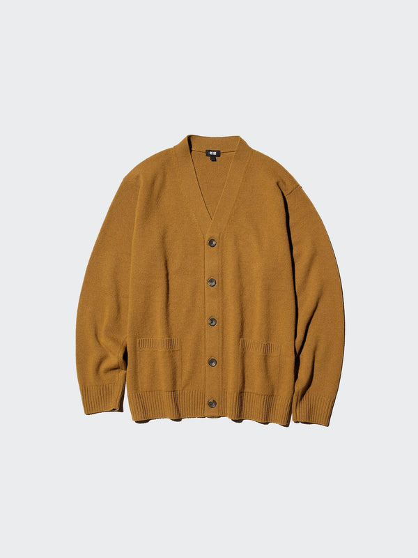 Uniqlo 100% Wool V-Neck Cardigan