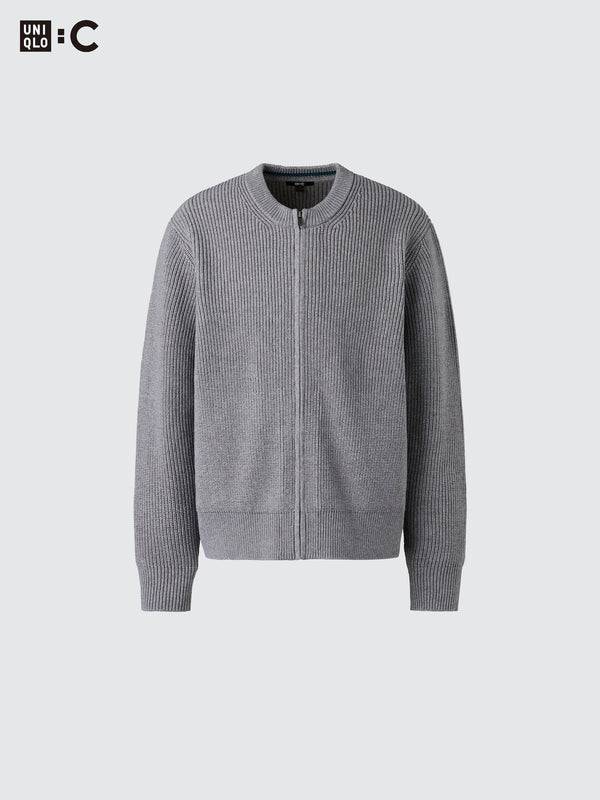 UNIQLO : C Crew Neck Full-Zip Cardigan