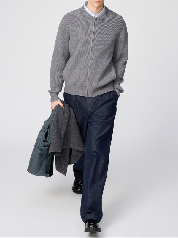 UNIQLO : C Crew Neck Full-Zip Cardigan
