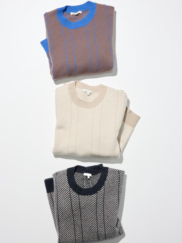 UNIQLO and JW ANDERSON Lambswool Crew Neck Sweater