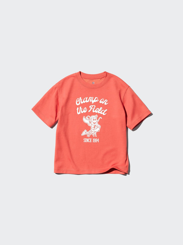 Uniqlo AIRism Cotton Graphic Crew Neck T-Shirt