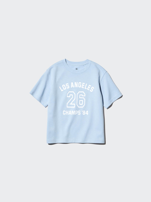 Uniqlo AIRism Cotton Graphic Crew Neck T-Shirt