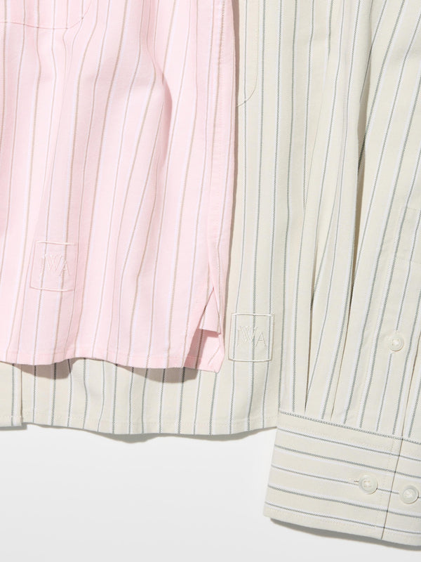 Uniqlo Boxy Fit Oxford Striped Shirt