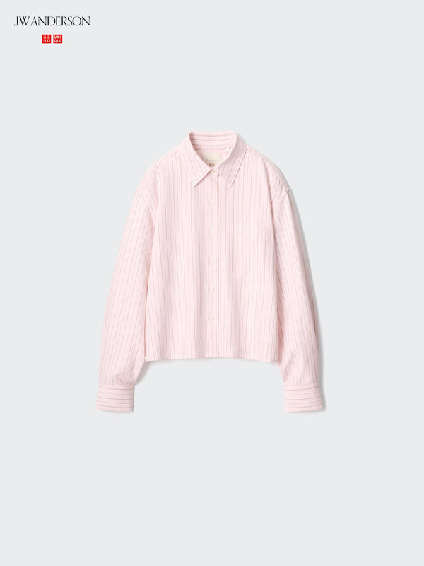 Uniqlo Boxy Fit Oxford Striped Shirt