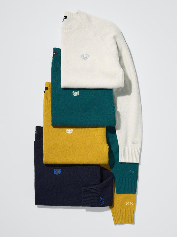 Uniqlo Kaws Winter Lamb Crew Neck Sweater