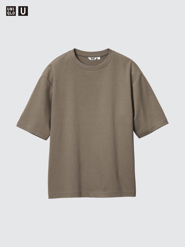 Uniqlo AIRism Cotton Oversized T-Shirt Half Sleeve