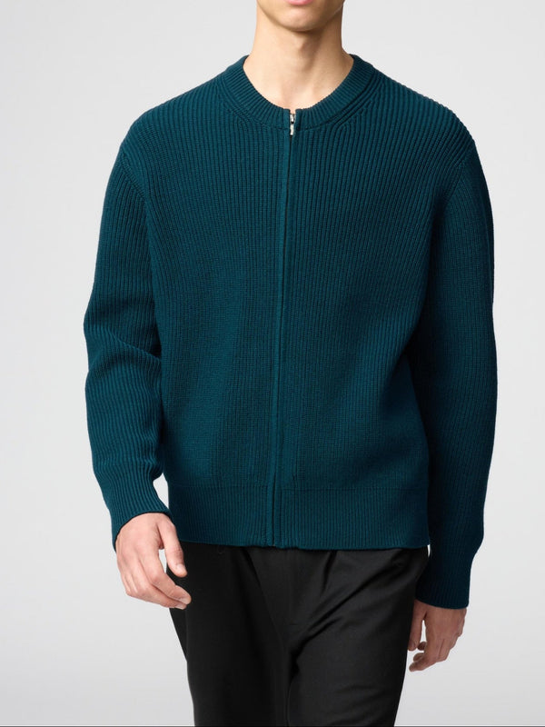 UNIQLO : C Crew Neck Full-Zip Cardigan