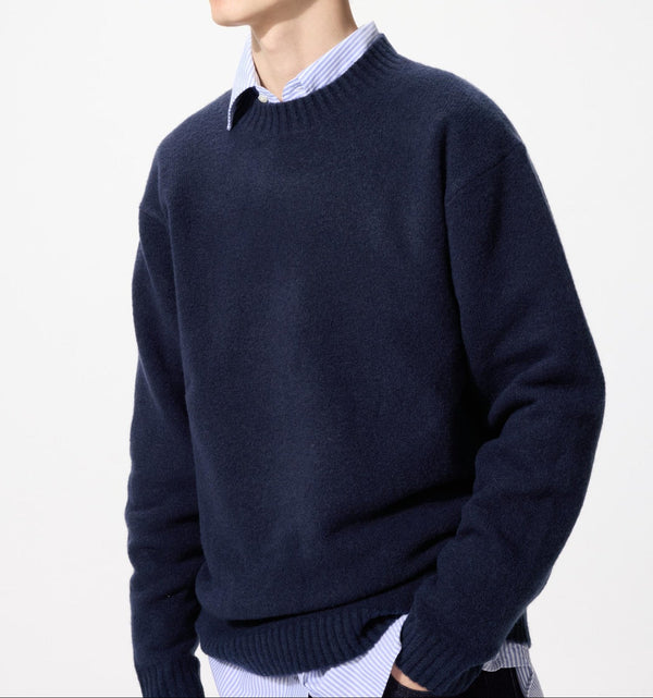 Soufflé Yarn Crew Neck Sweater