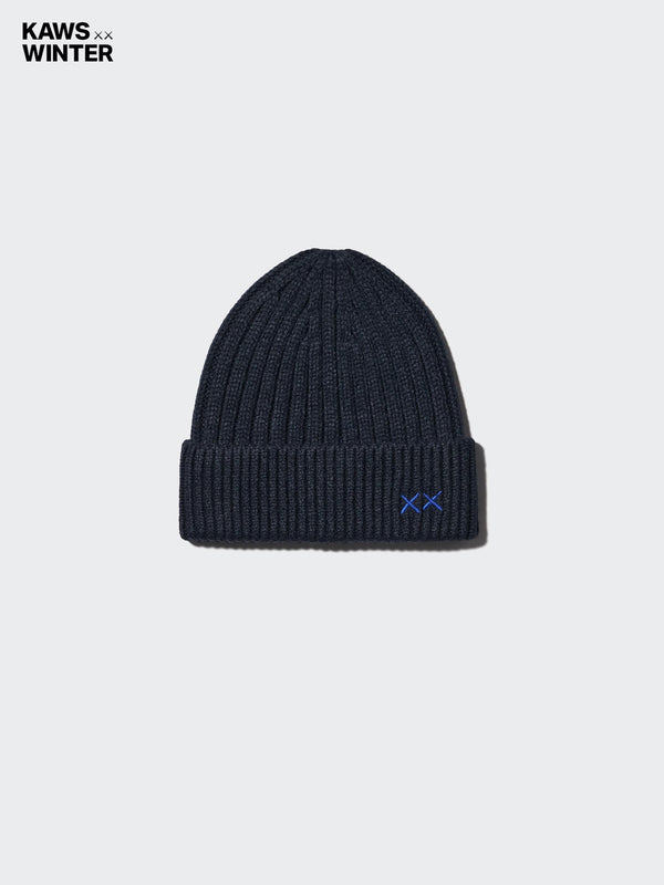 KAWS x UNIQLO Winter HEATTECH Knit Beanie Hat