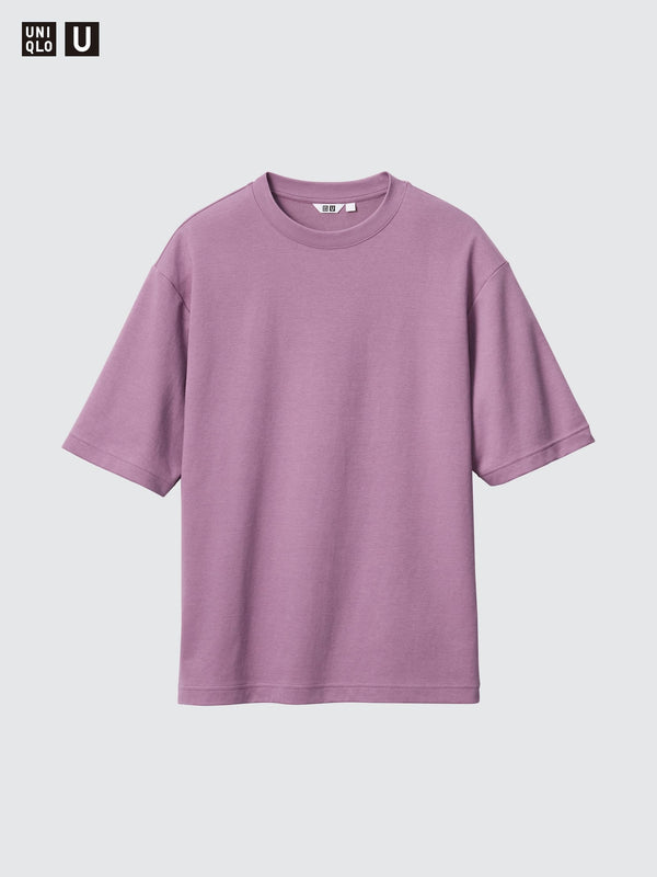Uniqlo AIRism Cotton Oversized T-Shirt Half Sleeve