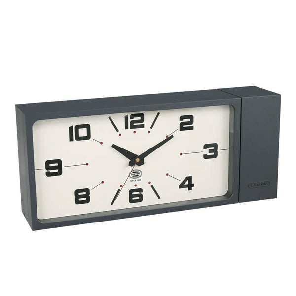 Dulton H21-0362GY Rectangular Dual-Sided Wall Clock