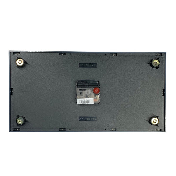 Dulton H21-0362GY Rectangular Dual-Sided Wall Clock