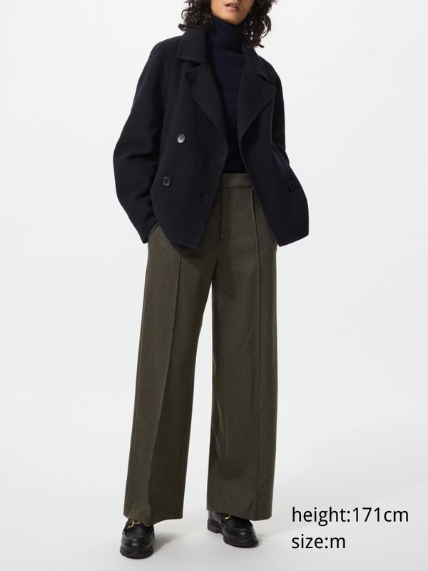 Uniqlo Brushed Jersey Wide Pants