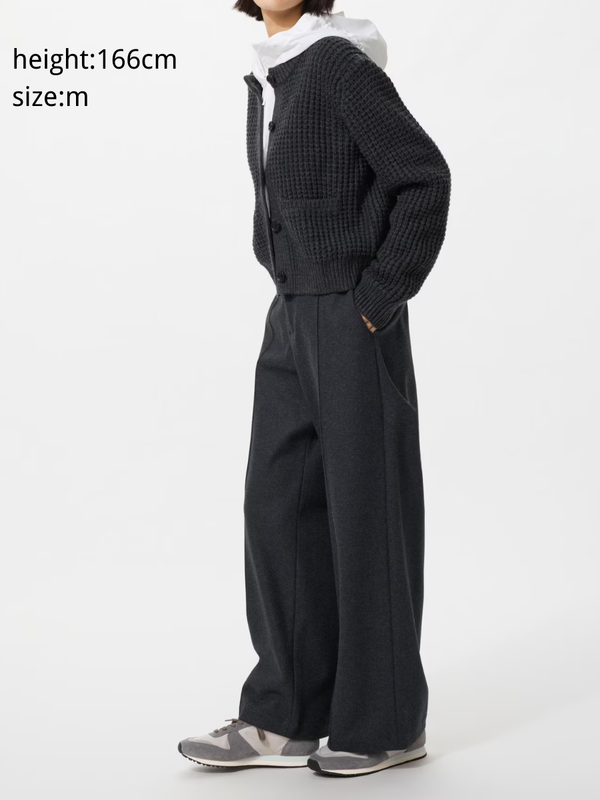 Uniqlo Brushed Jersey Wide Pants