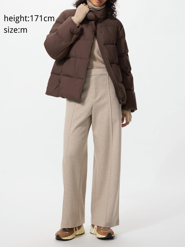 Uniqlo Brushed Jersey Wide Pants