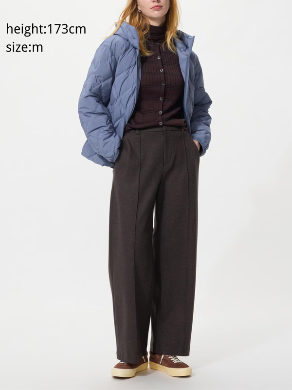 Uniqlo Brushed Jersey Wide Pants