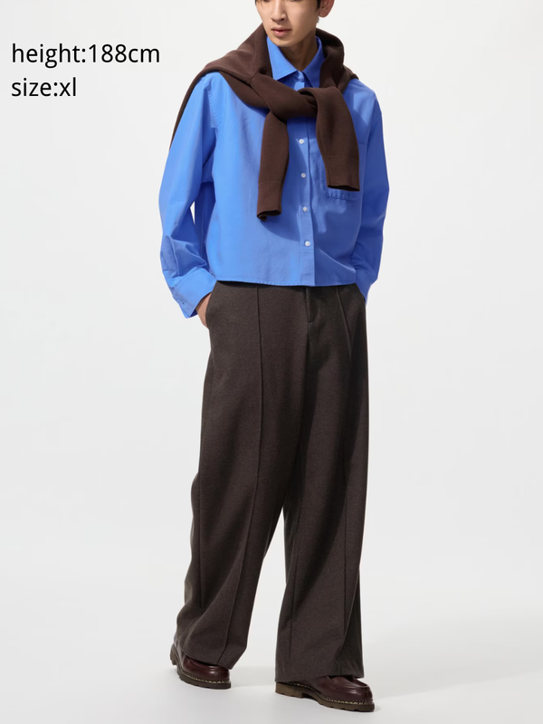 Uniqlo Brushed Jersey Wide Pants