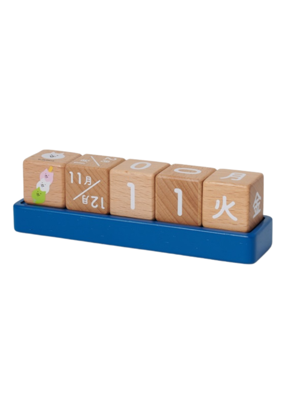 Nyanko Daishoten Nekoten Wooden Perpetual Calendar