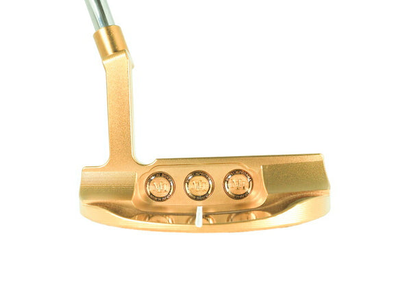 Mutsumi Honma MH-282M Putter Mallet Type Gold IP Golf Club