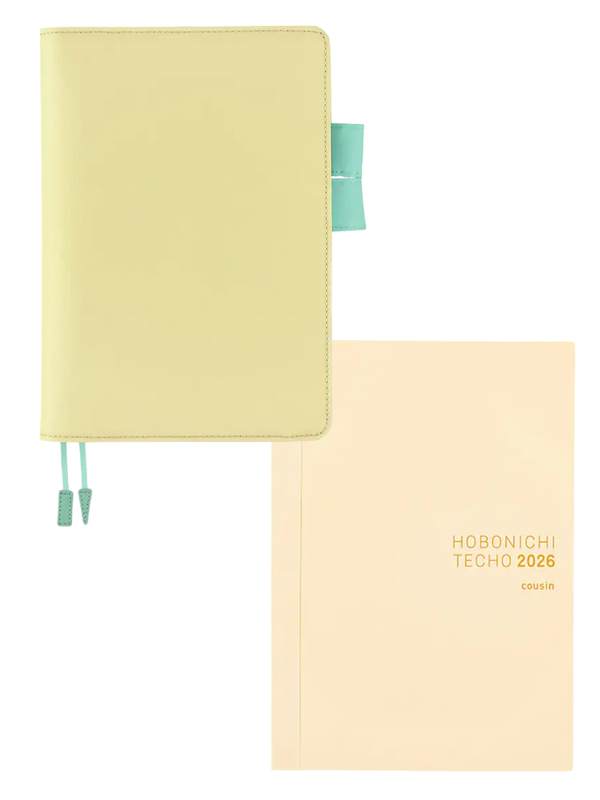 Hobonichi Colors Chamomile Mint A5 Cousin Cover