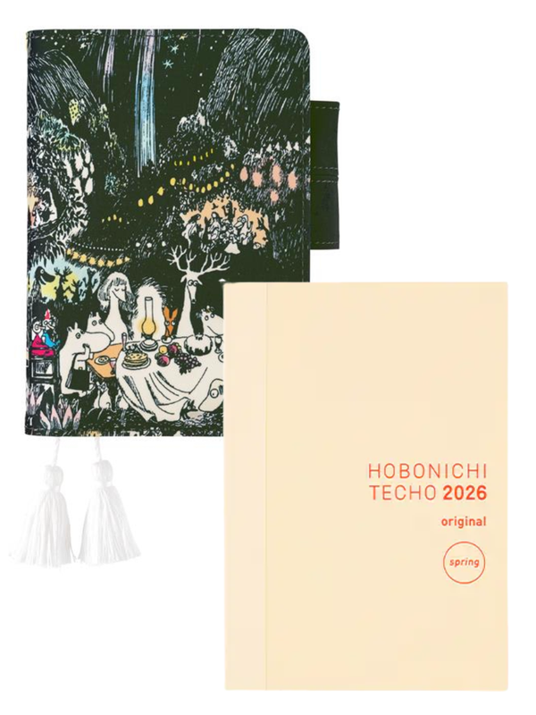 Hobonichi Techo 2026 Moomin Series "A Big Party Night" A6 Planner + Cover