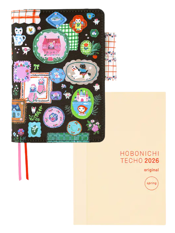 Hobonichi Techo Yumi Kitagishi Shiro Neko A6 Original Planner Cover