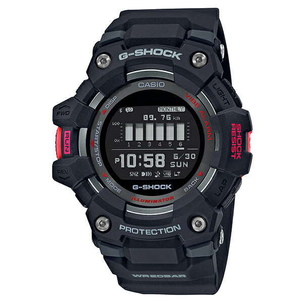 CASIO G-SHOCK GBD-100-1JF G-SQUAD Digital Fitness Smart watch