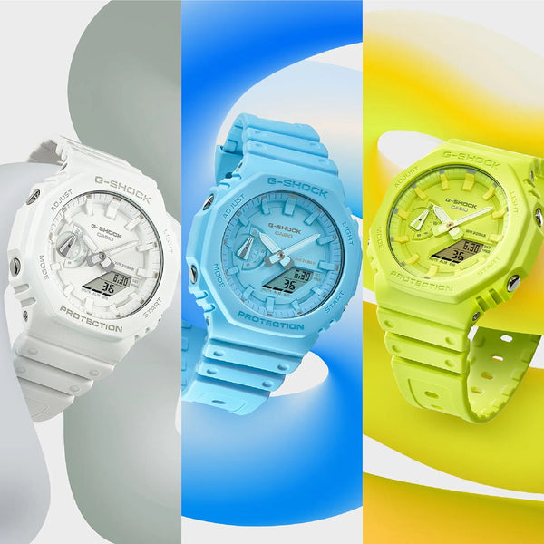 CASIO G-SHOCK GA-2100-7A7JF White Analog-Digital Watch