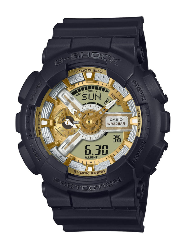 CASIO G-SHOCK GA-110CD-1A9JF Two-Tone Dial Digital Analog Watch