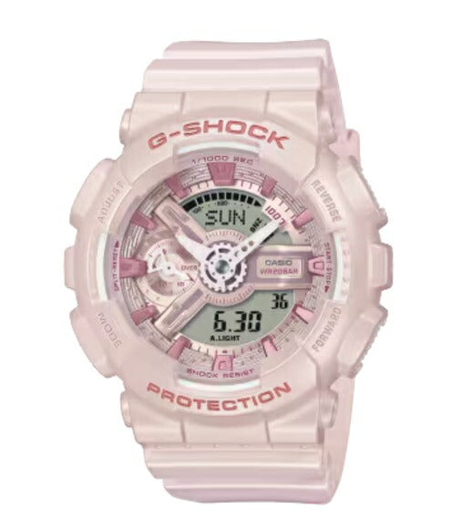 CASIO G-SHOCK GMA-S110ST-4AJF Women's Digital-Analog Polarized Pearl Silk Tone Watch