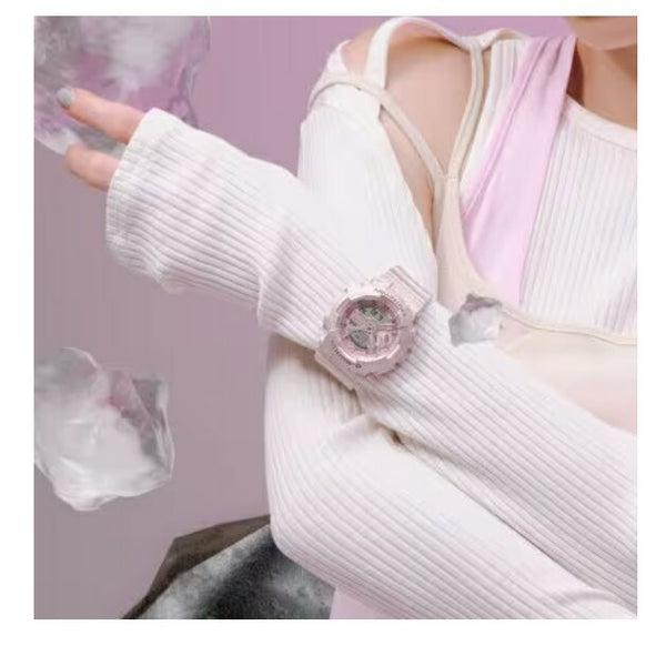 CASIO G-SHOCK GMA-S110ST-4AJF Women's Digital-Analog Polarized Pearl Silk Tone Watch