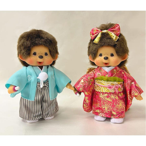 Sekiguchi Monchhichi S Boy or Girl Plush Doll – Kimono & Hakama