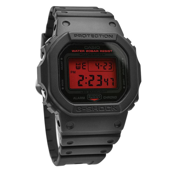 CASIO G-SHOCK DW-5600BBR-1JF Black × Red Digital Watch