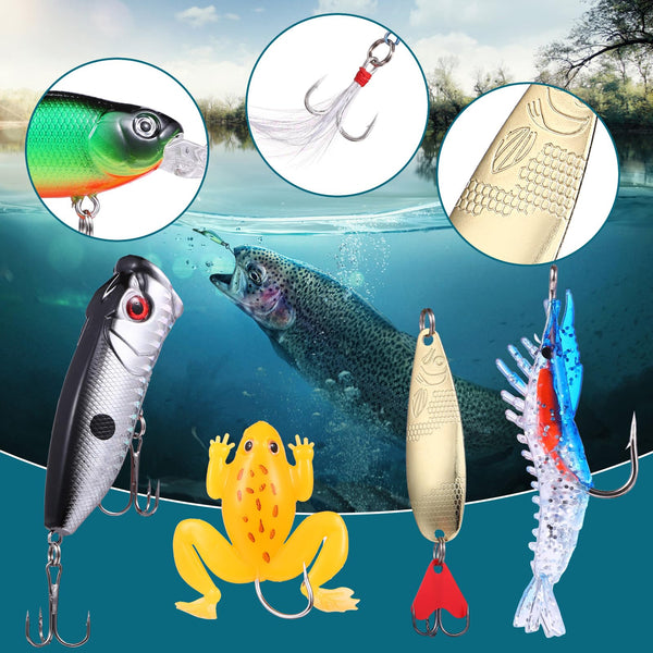 LIHAO 2025 Fishing Lure Advent Calendar