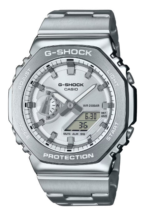 Casio G-SHOCK GM-2110D-7A Resin Stainless Steel Analog Digital Watch